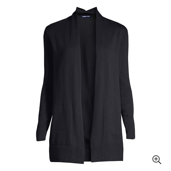 Lands End Cardigan - Size 1X - Picture 3 of 8